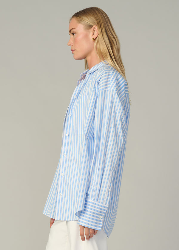 BLUE/WHITE STRIPE