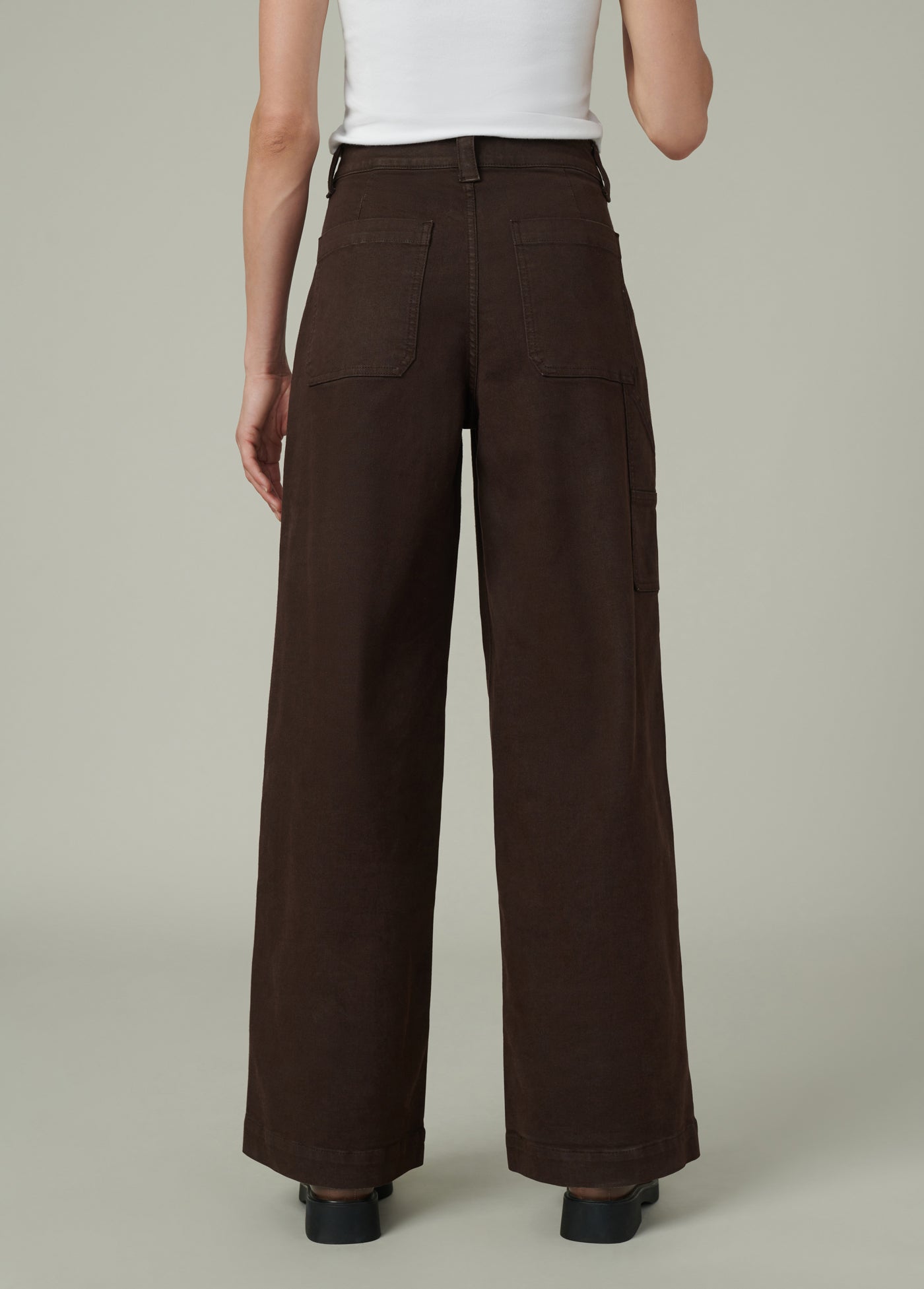 パンツ CHLOE Brown Cotton Wide-Leg Pant Chloé High Rise Wide Leg Pants In Cotton Canvas | Chloé US