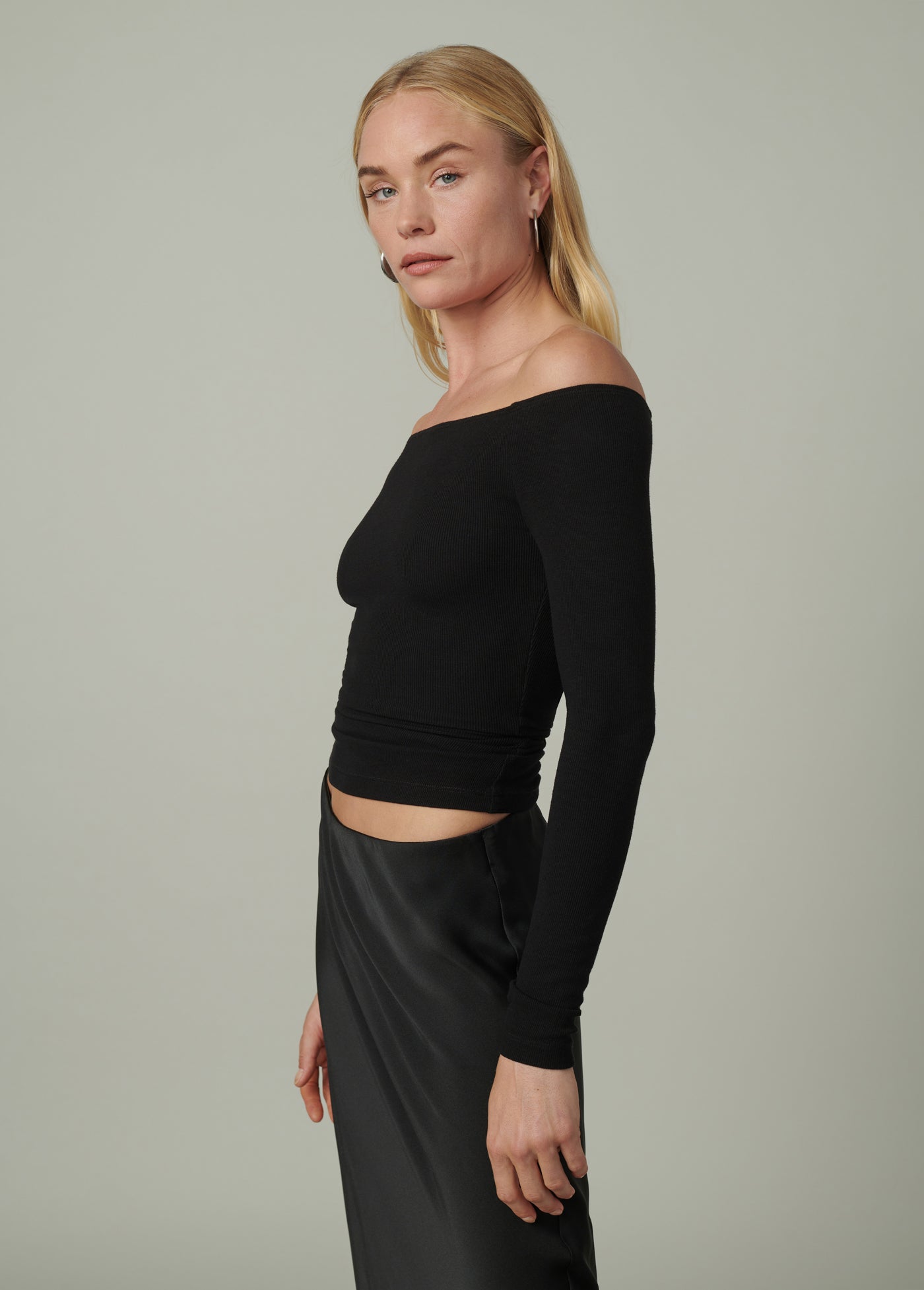 Devin Off The Shoulder Top Black | Stylish women's Tank Tops