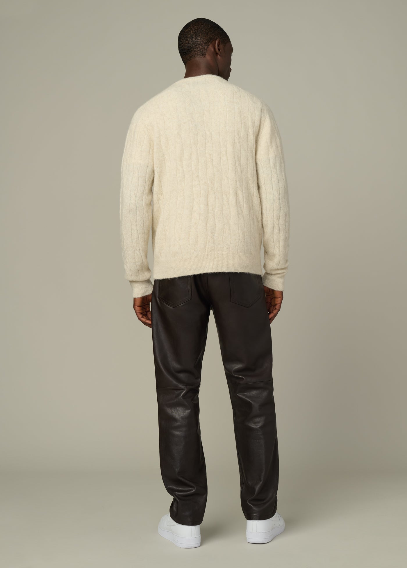 Alpaca Cable Sweater | Winter Sand Classic Knit Pullover – Joe's