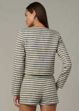 MIDNIGHT/ECRU STRI