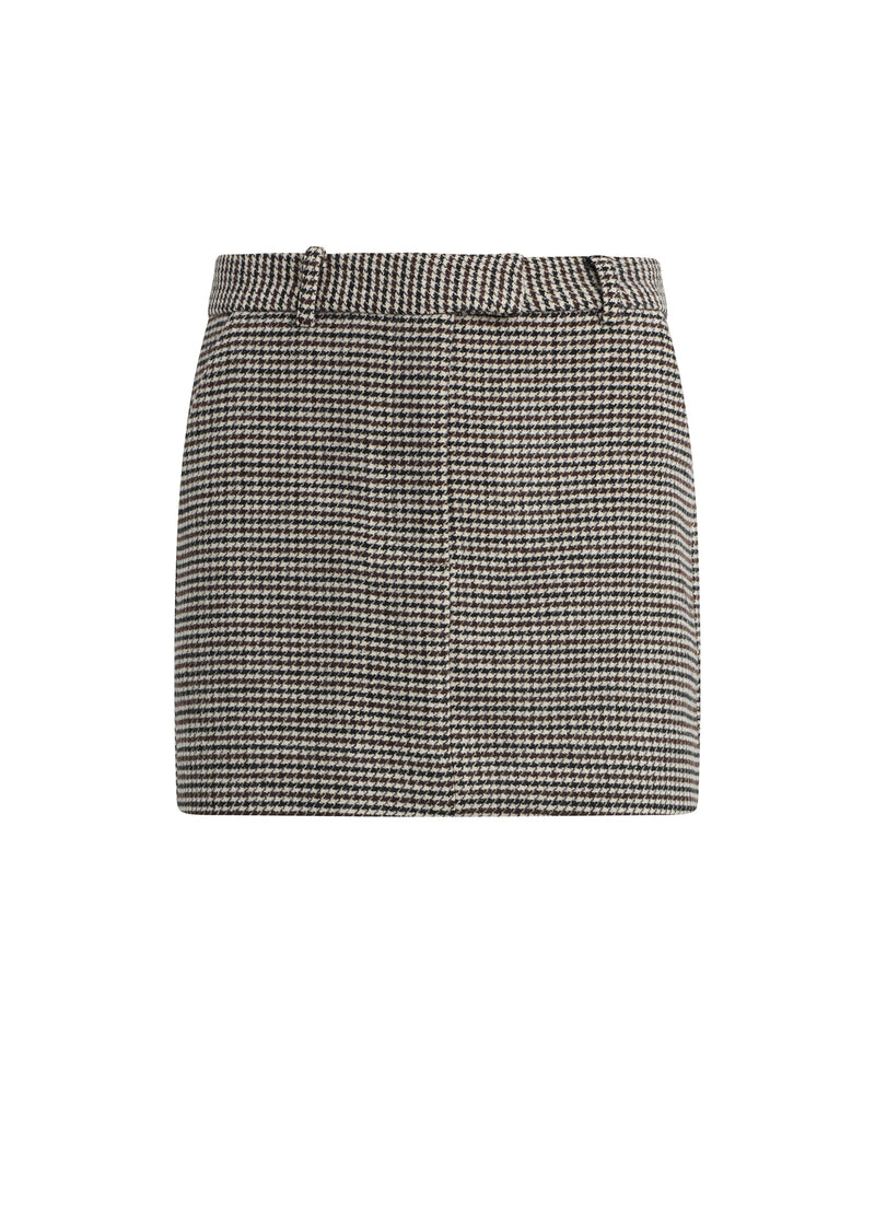 BLACK CHOCOLATE HOUNDSTOOTH