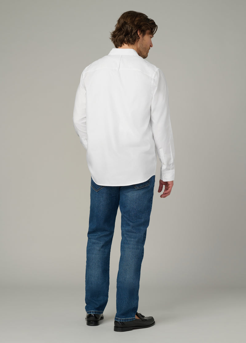 The Grant Monogram Shirt - Optic White, Size M, by Joe's Jeans The Grant Monogram Shirt - Optic White, Size M, by Joe's Jeans