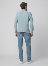 Joe's Jeans Mens Basic Knit Long Sleeve in Light Pastel Blue