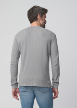 Joe's Jeans Mens Basic Knit Long Sleeve in Light Pastel Grey