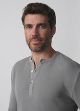 Joe's Jeans Mens Basic Knit Long Sleeve in Light Pastel Grey