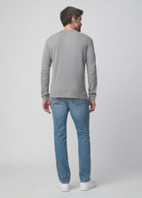 Joe's Jeans Mens Basic Knit Long Sleeve in Light Pastel Grey
