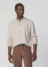 MERINO POLO SWEATER