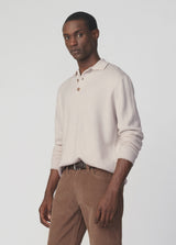 MERINO POLO SWEATER