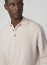 MERINO POLO SWEATER