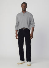 MERINO POLO SWEATER