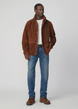 SUEDE MODERN TRAVEL JACKET