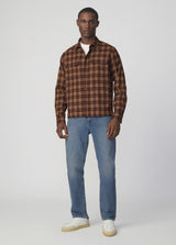 PLAID DOUBLE FLAP POCKET SHIRT