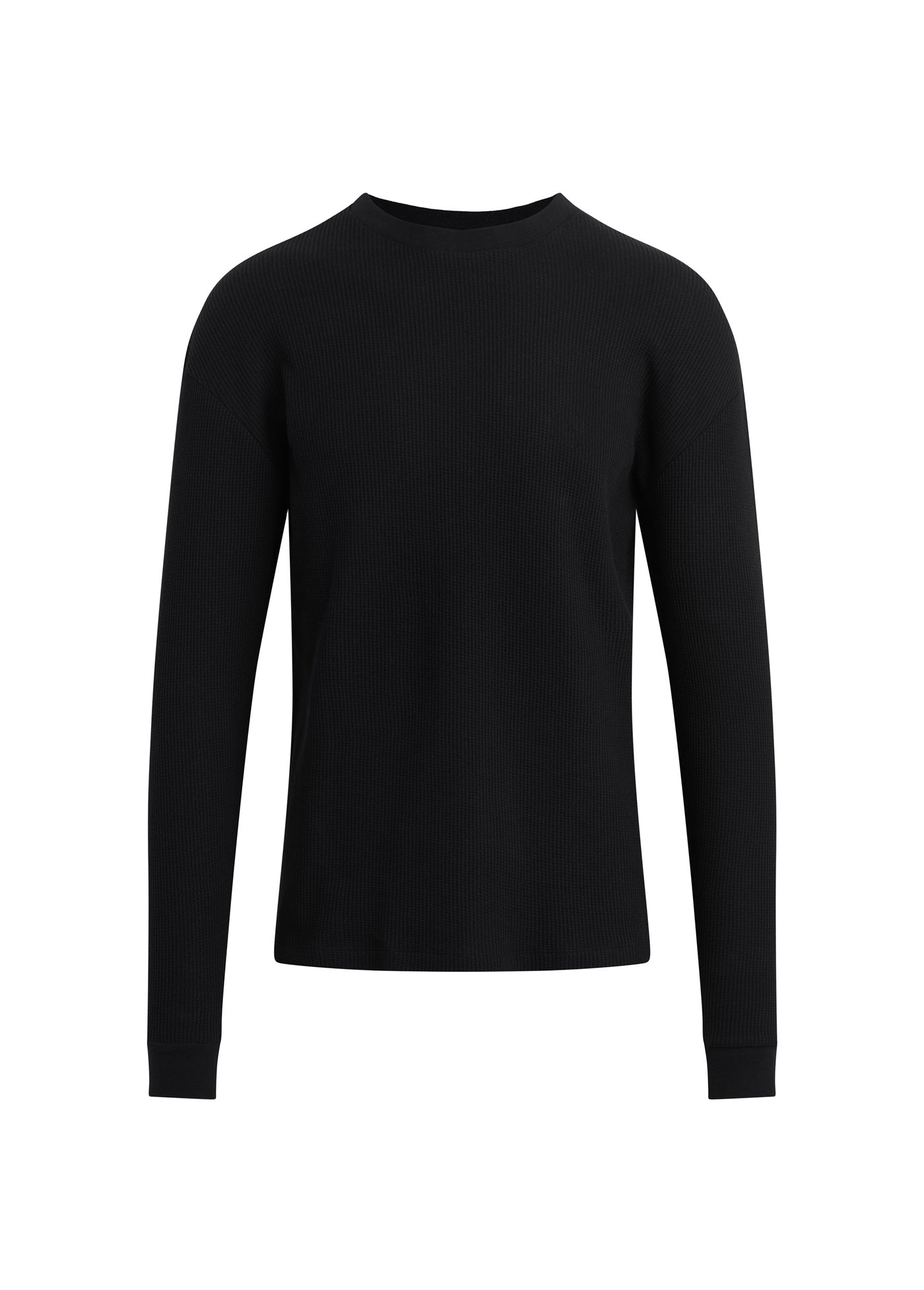 Long Sleeve Waffle Tee Black | Best T Shirts for Men – Joe's® Jeans