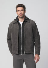 Joe's Jeans Mens Jacket Casual Jackets in Dark Grey