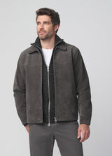 Joe's Jeans Mens Jacket Casual Jackets in Dark Grey