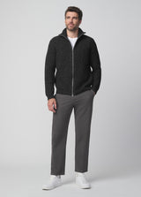 Joe's Jeans Mens Cardigan Sweaters in Dark Grey