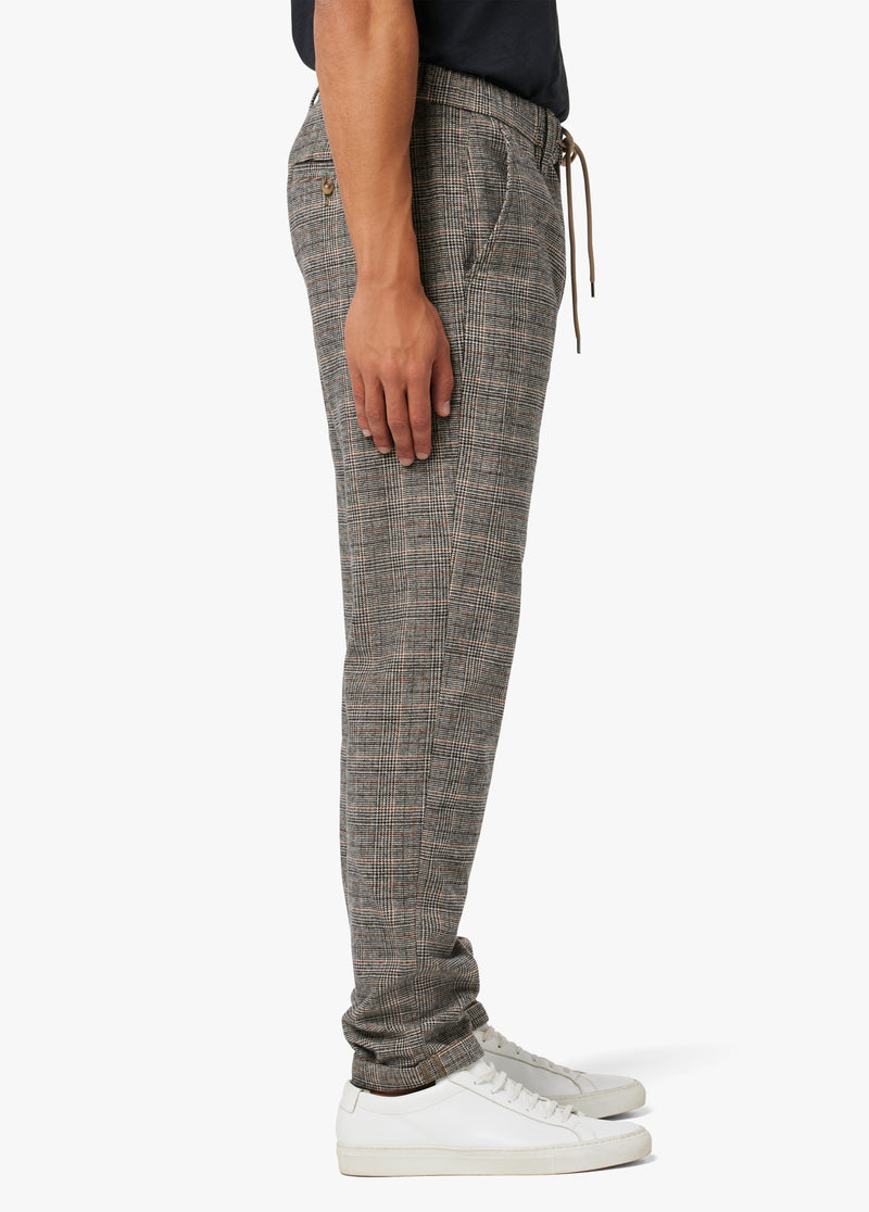 Grey plaid joggers mens hotsell