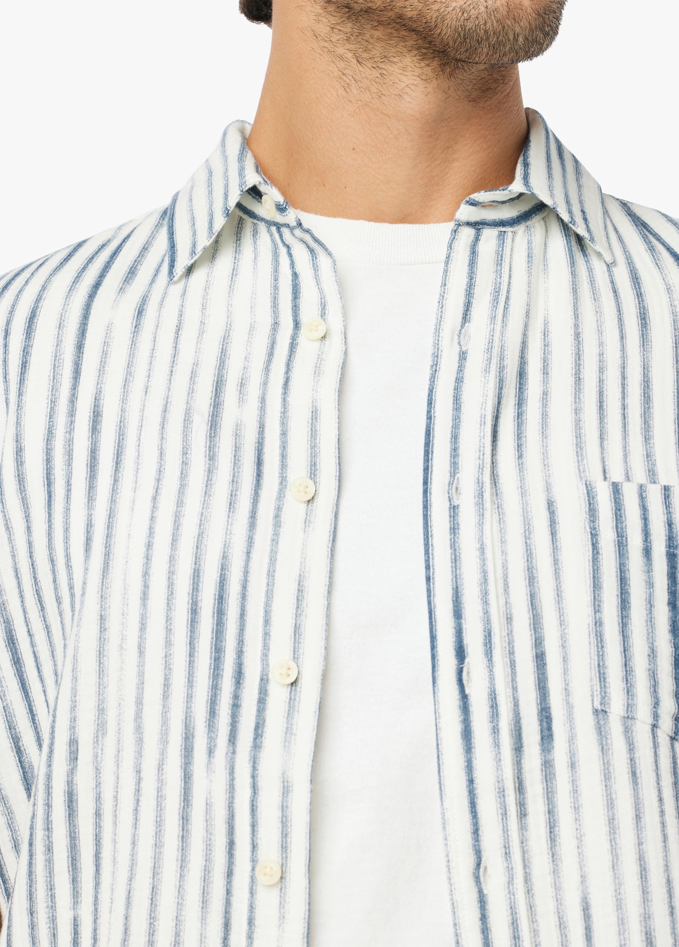 【SATIIIZ】Wood slab denim short sleeve shirt SCOTT SHORT SLEEVE SHIRT – Joe's® Jeans