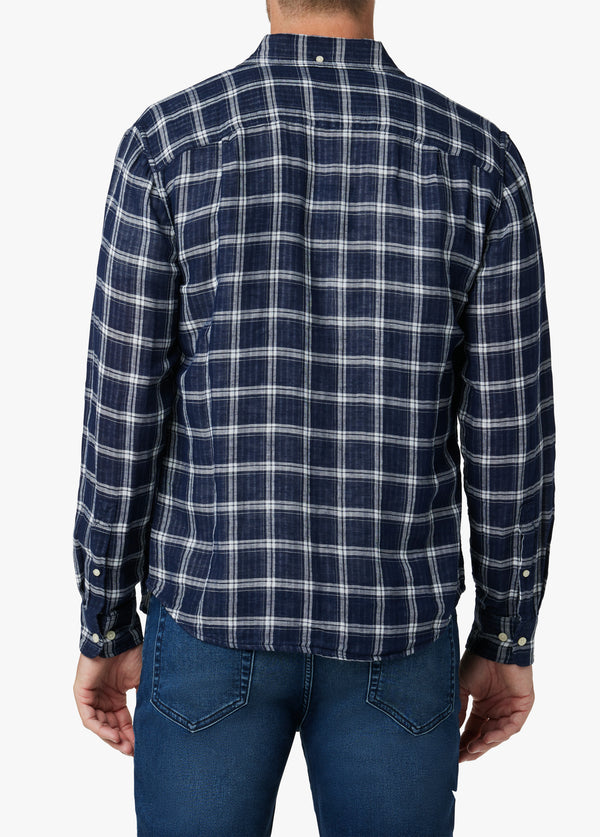 TRUE NAVY PLAID