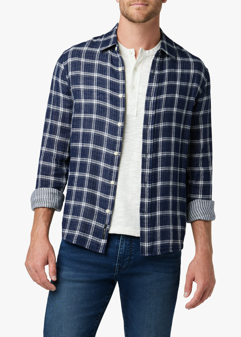 TRUE NAVY PLAID