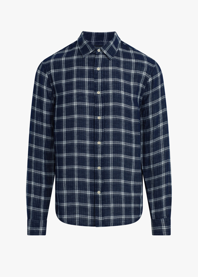 TRUE NAVY PLAID