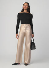 THE PLEATED OFF THE SHOULDER TOP