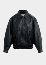 THE LUCA LEATHER BOMBER JACKET