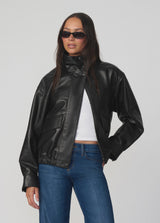 THE COHEN LEATHER BOMBER JACKET