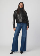 THE COHEN LEATHER BOMBER JACKET