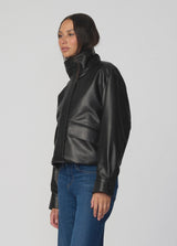 THE COHEN LEATHER BOMBER JACKET