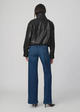 THE COHEN LEATHER BOMBER JACKET