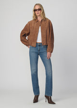 THE BELLA SUEDE BOMBER JACKET