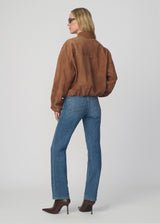 THE BELLA SUEDE BOMBER JACKET