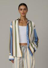 AZURE VARIEGATED STRIPE