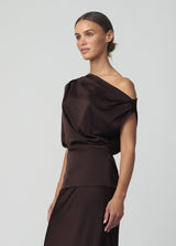 THE ISLA DRAPED BLOUSE