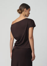 THE ISLA DRAPED BLOUSE