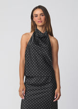 THE INES DRAPED HALTER