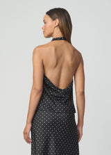 THE INES DRAPED HALTER