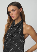 THE INES DRAPED HALTER