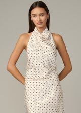 THE INES DRAPED HALTER