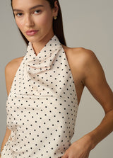 THE INES DRAPED HALTER