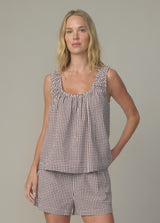 THE ANA U-NECK SLEEVELESS BLOUSE