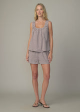 THE ANA U-NECK SLEEVELESS BLOUSE