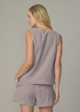 THE ANA U-NECK SLEEVELESS BLOUSE