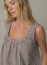 THE ANA U-NECK SLEEVELESS BLOUSE
