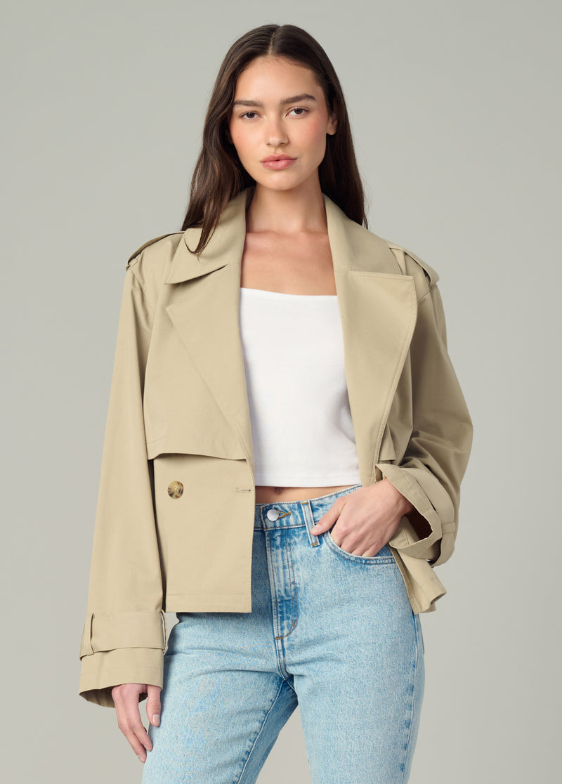 THE LIZ CROPPED TRENCH COAT – Joe's® Jeans THE LIZ CROPPED TRENCH COAT – Joe's® Jeans