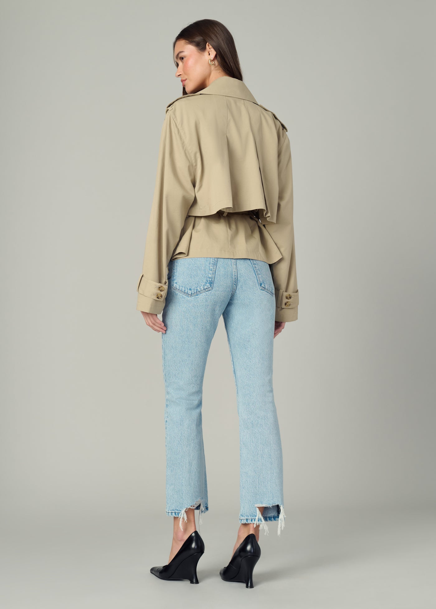 THE LIZ CROPPED TRENCH COAT – Joe's® Jeans THE LIZ CROPPED TRENCH COAT – Joe's® Jeans