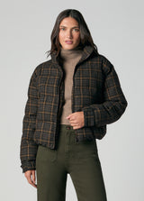 THE BRUNA BRUSHED WOOL PUFFER