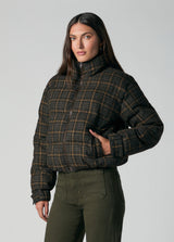 THE BRUNA BRUSHED WOOL PUFFER